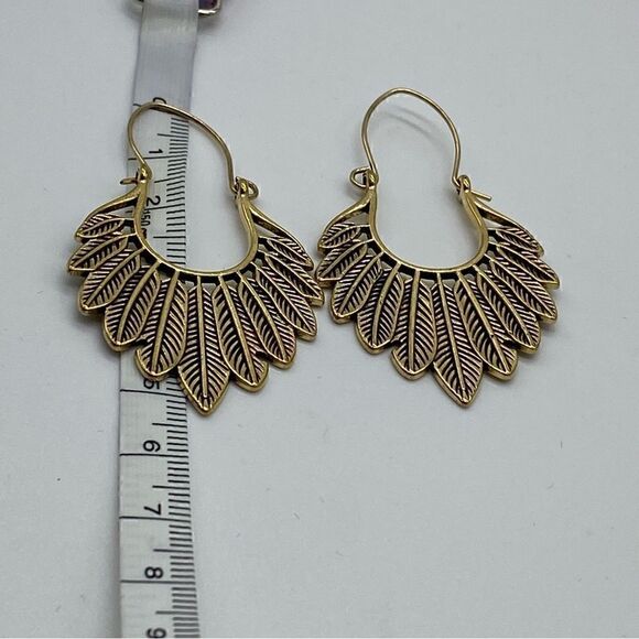 On sale. Retro style antique copper handmade earringsSpecial offer on this item - Picture 3 of 5